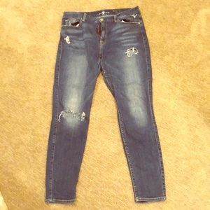 7 for all Mankind distressed jeans